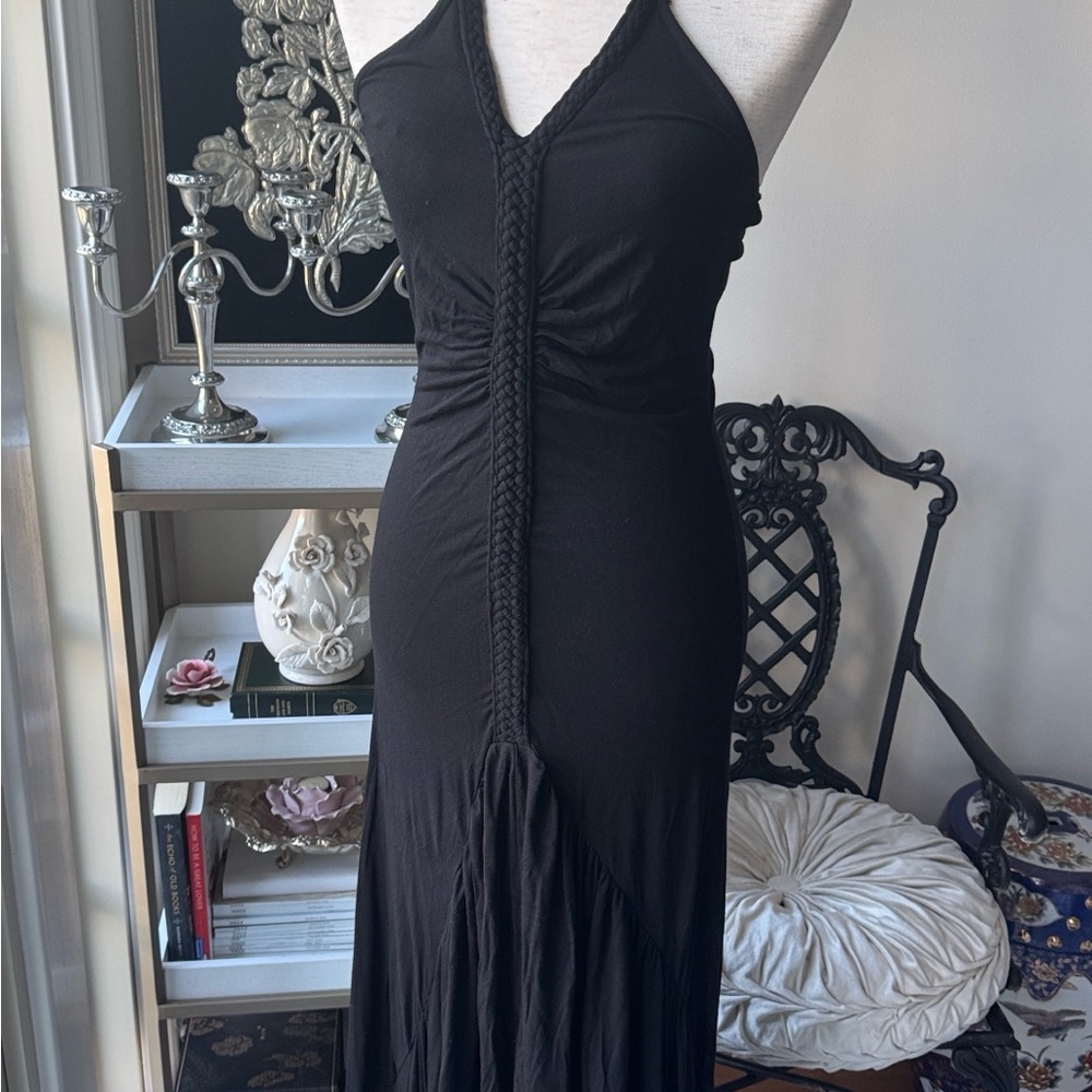 One Clothing Classic Black Maxi Dress